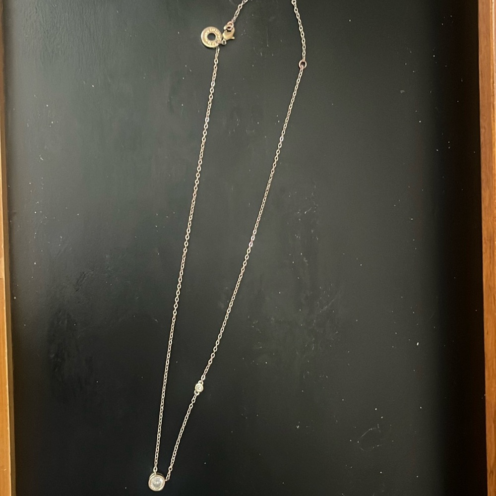 Kenneth Jay Lane. Cubic Zirconia necklace  .